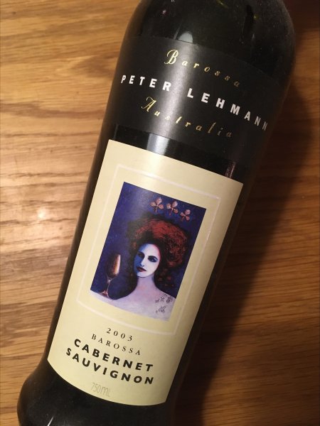 2003 Peter Lehmann Barossa Cab Sauv.jpg